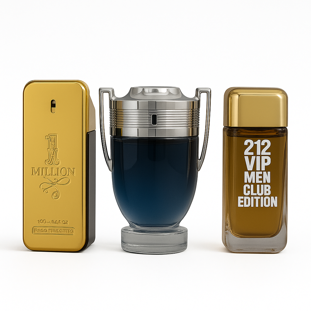 Set de 3 fragancias masculinas de lujo - Oferta especial