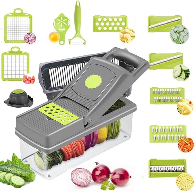 Cortador y rallador de verduras multifunción