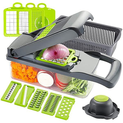 Cortador y rallador de verduras multifunción