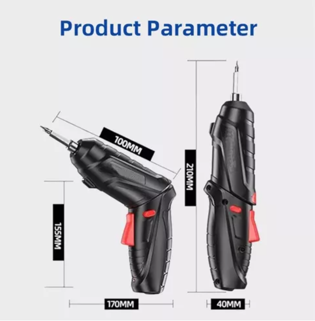 KIT de atornillador eléctrico de 45 piezas