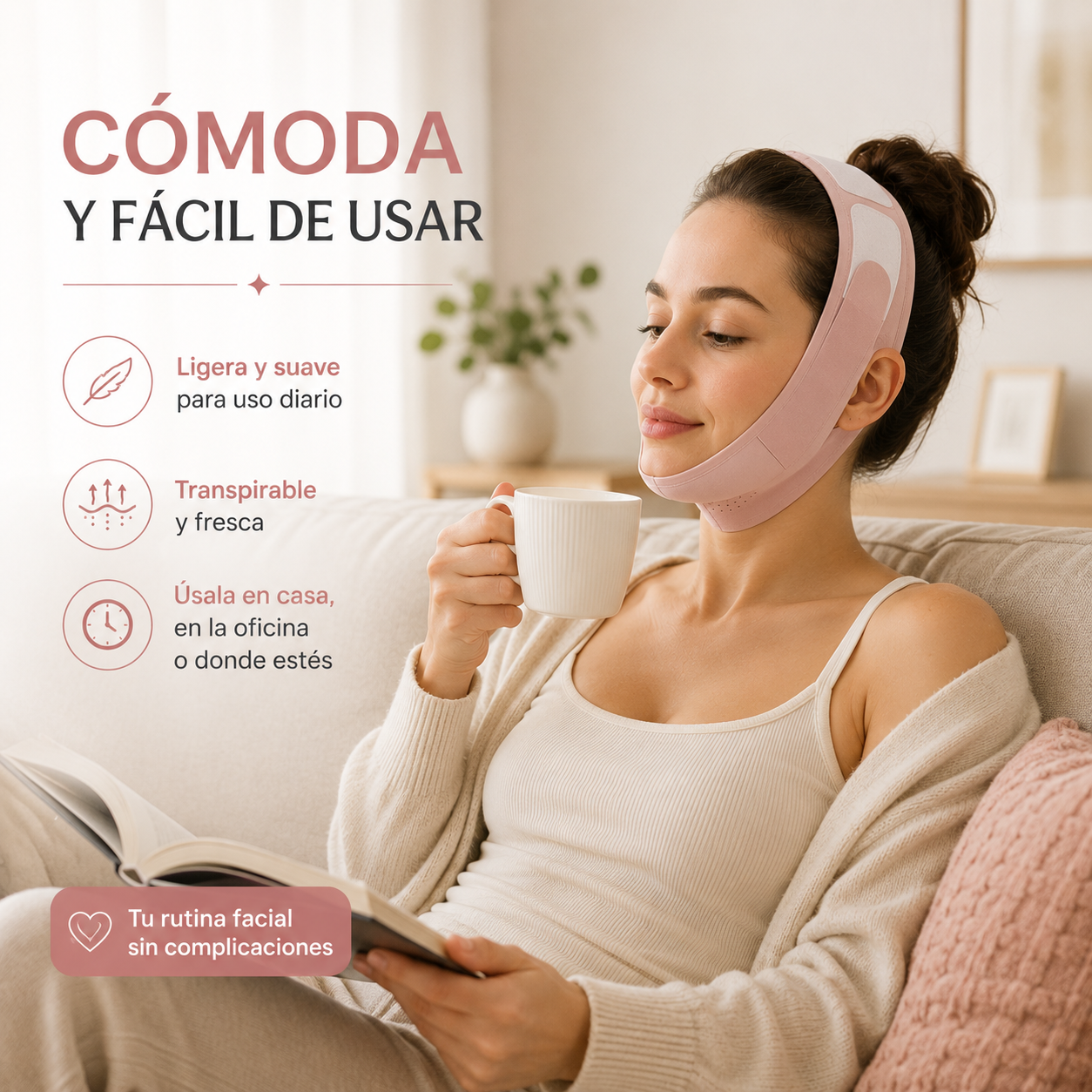 FaceLiftPro® - Faja moldeadora para rostro