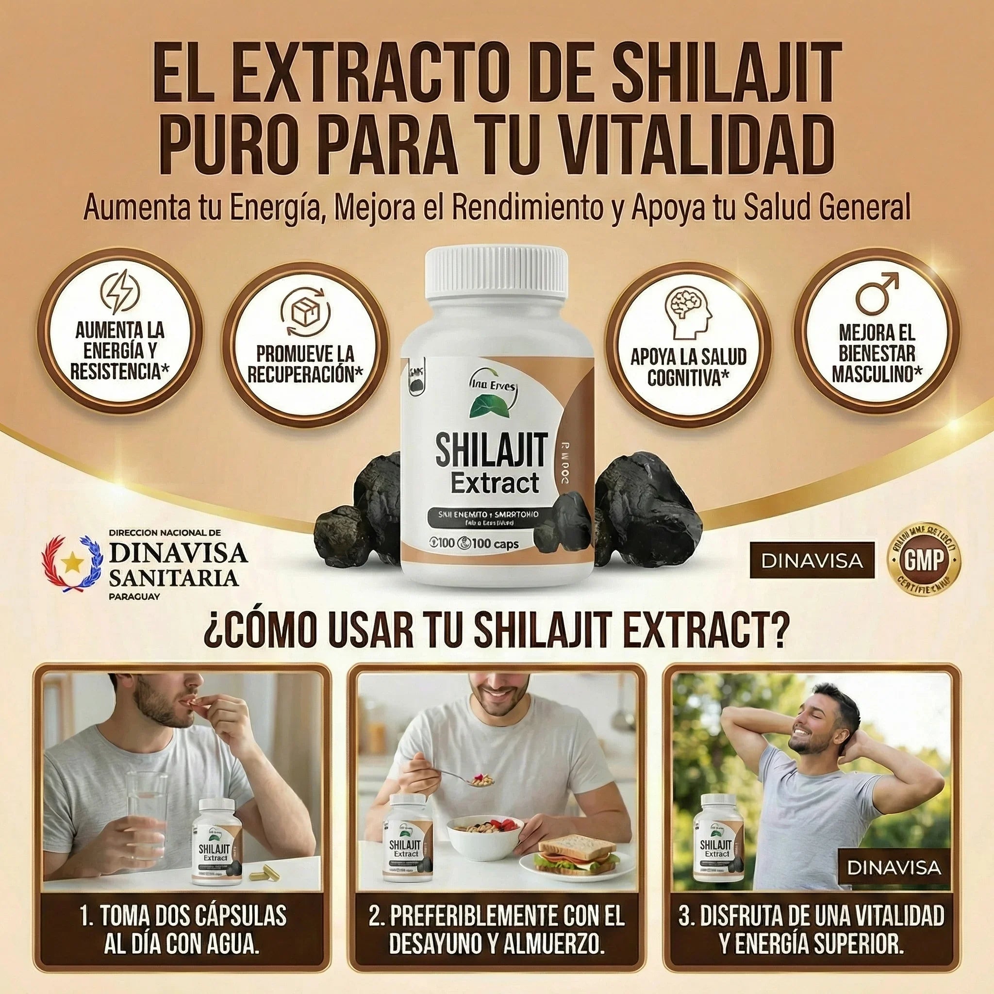 Shilajit: Recuperá tu energía, tu vitalidad y tus ganas en UNA SEMANA