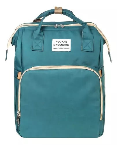 BOLSO MATERNO CON CUNA 3 EN 1