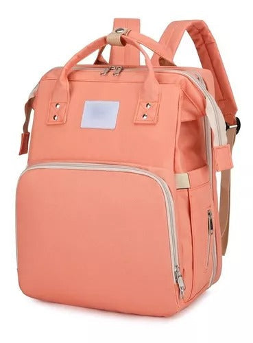 BOLSO MATERNO CON CUNA 3 EN 1