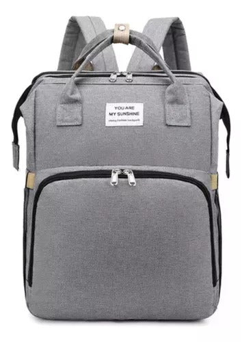 BOLSO MATERNO CON CUNA 3 EN 1