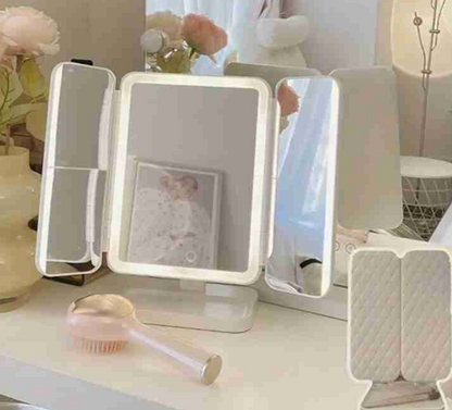 Espejo LED de mesa SATE recargable