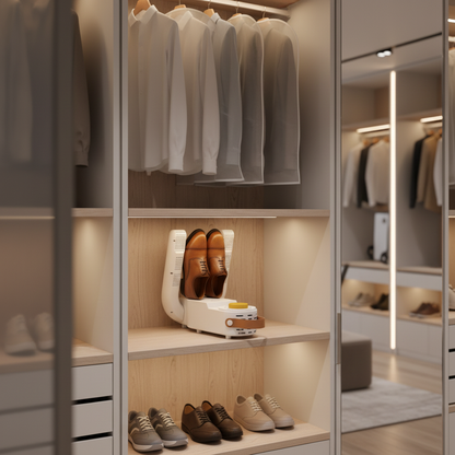 Secador en closet moderno